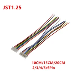 5Pairs JST 1.25 Male Female Wire Connector Pitch 1.25mm 2P 3P 4P 5P 6P MX 1.25 JST Plug Jack Terminal Cable Length 10CM 15/20CM