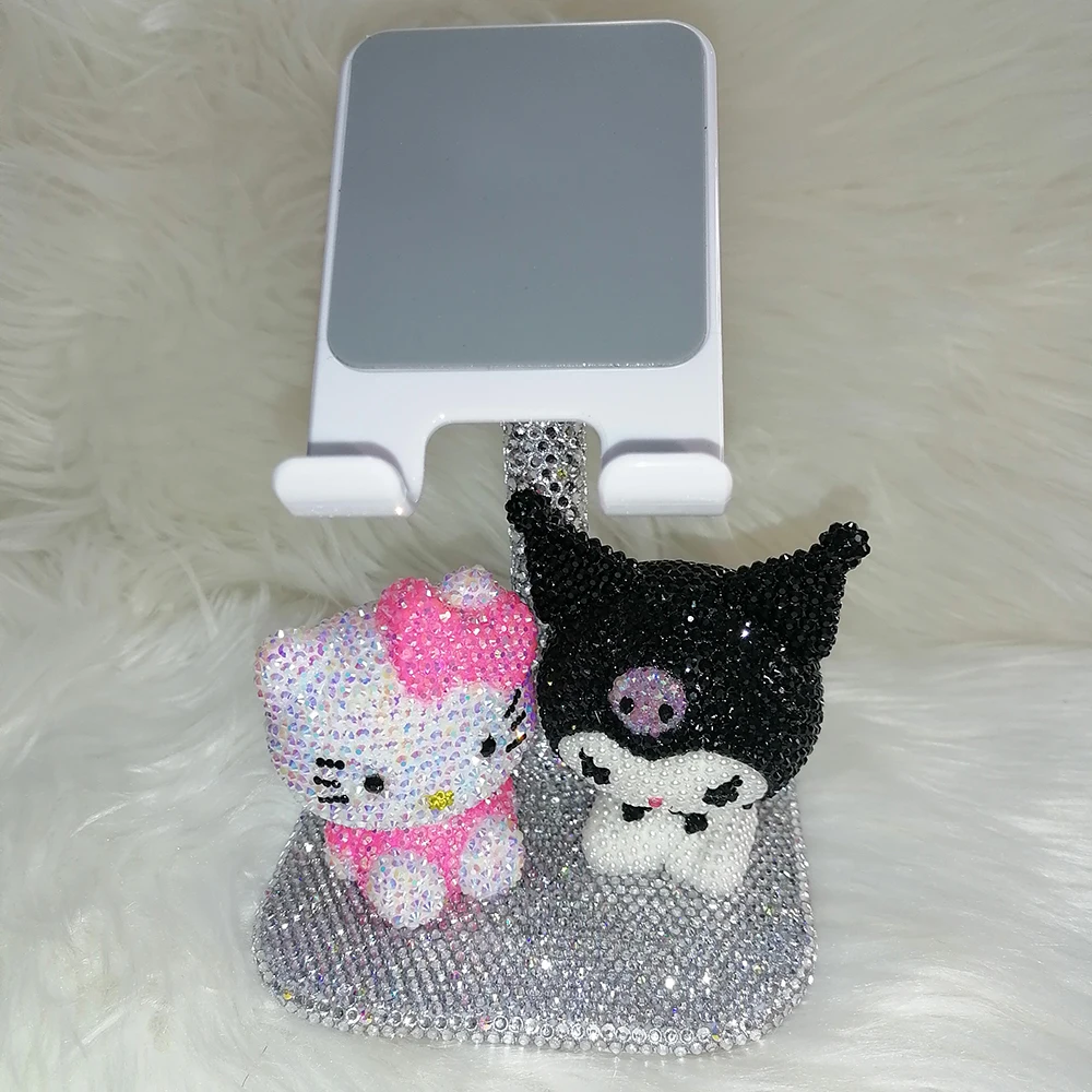 Imagem -02 - Strass Cristal Bling Tablet Stand Suporte para Celular Suporte de Mesa Ajustável Suporte para Smartphone para Ipad Desktop