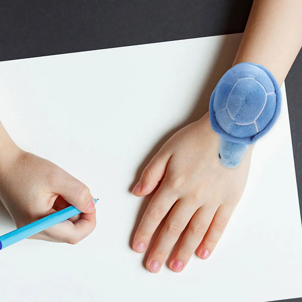 

2Pcs Turtle Shape Slap Bracelet Stylish Smooth Comfortable Snap Wristband for Party Favors Jungle Theme Birthday Decor Festival