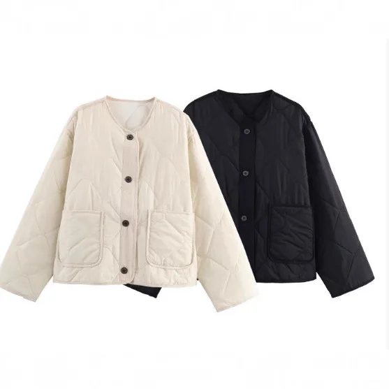 

Fashionable Waterproof Cotton Jacket Women's Outerwear European Style Quick Delivery Top Selling Item