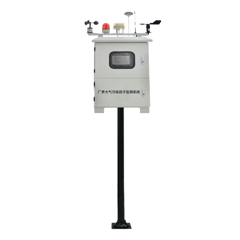 Air Quality Monitoring System AQMS Ambient Air CO CO2 SO2 O2 Rain Wind Irradiance Monitoring