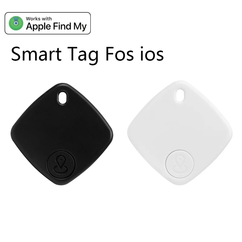 Portable Long Distance Smart Tag GPS Tracker for Air Tag Key Finder Pet Wallet Bike Anti-lost Alarm Locator Works Find My
