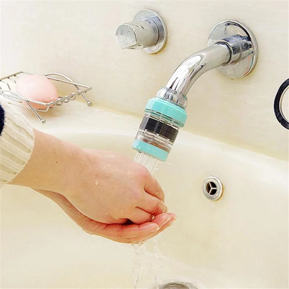 Cucina per uso domestico rubinetto a carbone per la casa Mini teste di rubinetto filtro per depuratore per la pulizia dell'acqua filtro a carbone attivo accessori da cucina