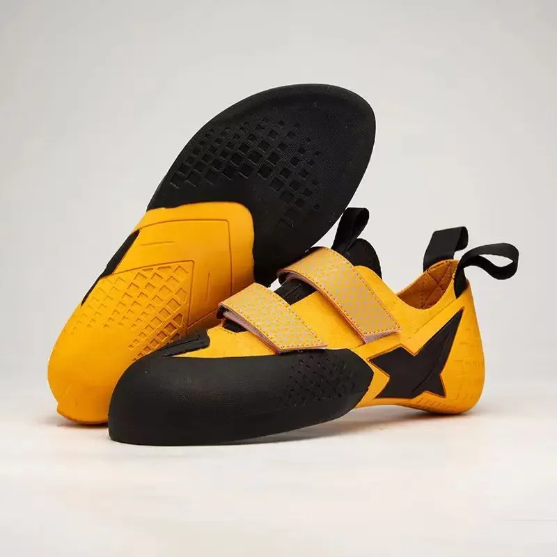 Zapatos profesionales de escalada en roca para hombre y mujer, zapatillas de escalada para interiores, antideslizantes, resistentes al desgaste, zapatos de entrenamiento de escalada