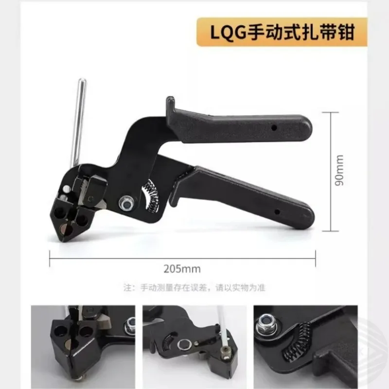 Para sujetar herramientas, brida para cables de acero inoxidable, bloqueo multiusos, brida de Metal, paquete de alicates para bridas de cables de tensión automática