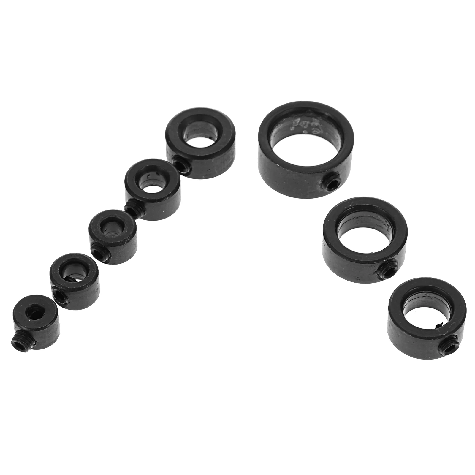 

8pcs Drill Collar Drill Bit Locator High carbon Steel Metric System Limit Ring Positioner Depth Stop Tools Parts