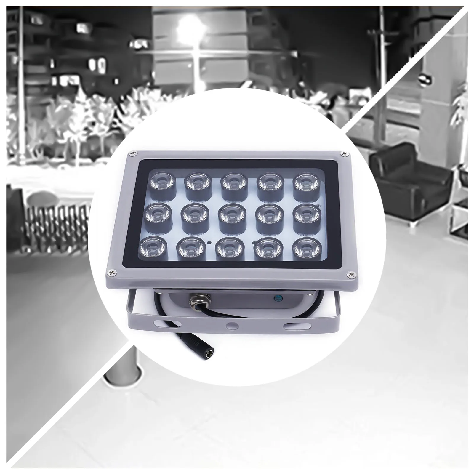 15 LED Infrared IR Illuminator Security Floodlight for Night Vision CCTV