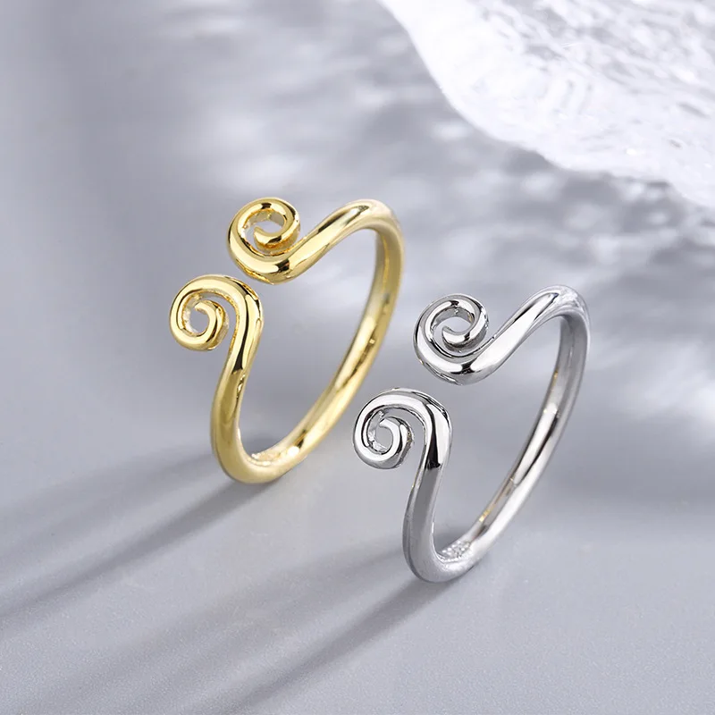 

2Pcs Black Myth Wukong Opening Adjustable Rings Monkey King Golden Silver Hoop Jewelry Cosplay Ring