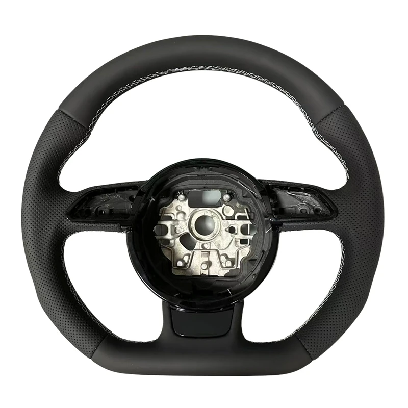 

Для Audi полноперфорированный кожаный спортивный руль, обновленный подходит для B8 A4 S4 A1 A3 A5 A6 A7 A8 Q3 Q5 Q7 S5 RS5 2009-2012