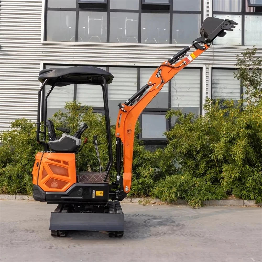Powerful 1Ton Multi-functional Track Mini Excavator With Side-swinging Cab With Arm Hot Sale