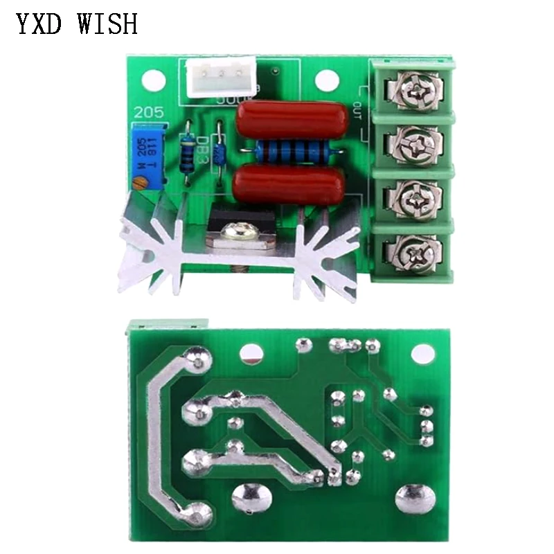 2000W AC 220V SCR Voltage Regulator High Power Motor Speed Control Dimming Dimmers Electronic Motor Speed Controller Thermostat