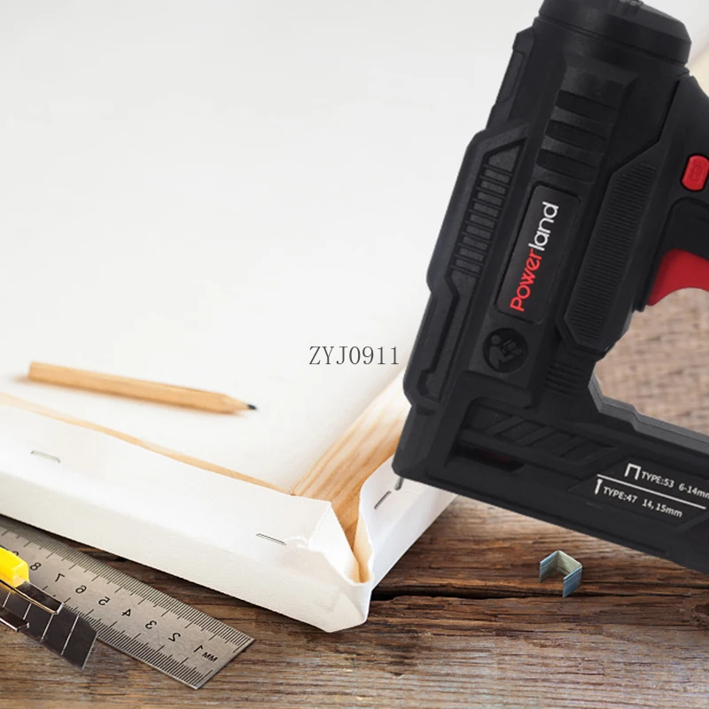 AC Nagelpistole Tür Typ Nagelcode Holzbearbeitung Bilderrahmen Haushalt ohne Luftpumpe