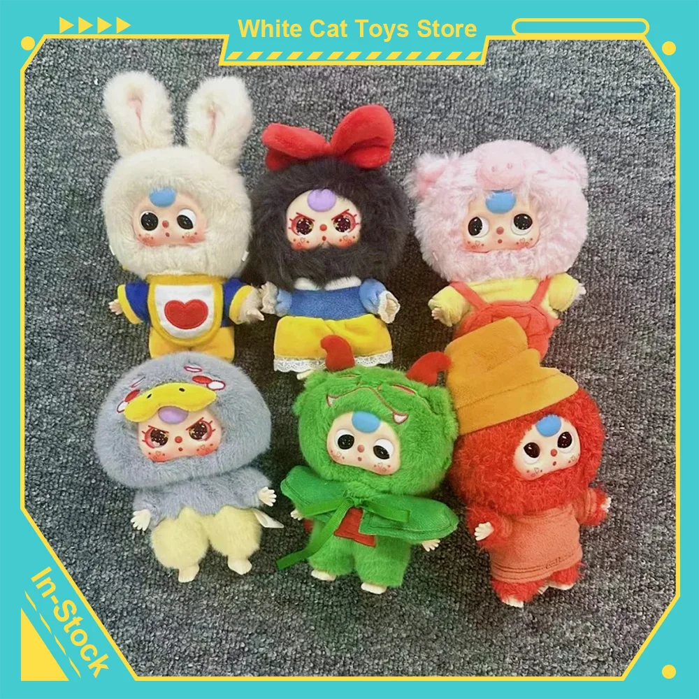 Baby Three Fairy Tale Adventure Series Plush Blind Box Toys Mystery Box Cartoon Figures Kawaii Princess Dolls Girl Surprise Gift