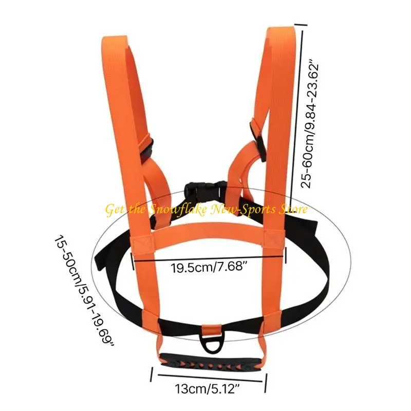 E56D للأطفال حزام تزلج على الكتف لتدريبات التزلج على الجليد ومقاود تدريب التزلج للتزلج والتزلج على الجليد للمبتدئين #6