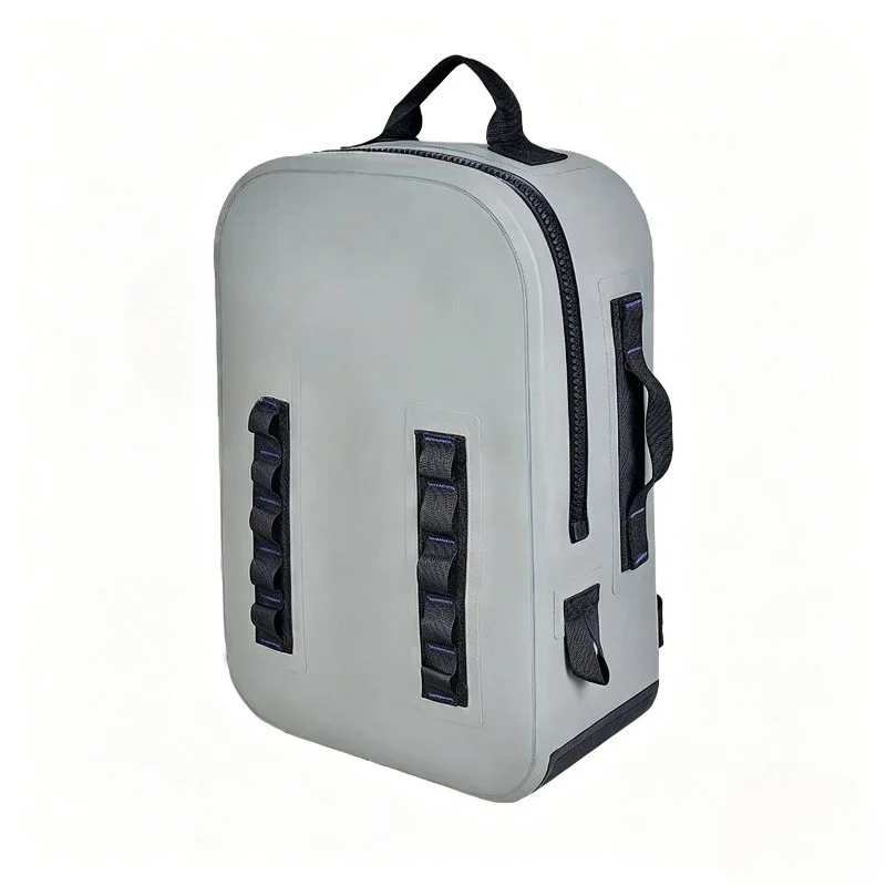 Sports, outdoor cycling, camping, waterproof backpack, camping, large capacity, airtight zipper, TPU waterproof backpack