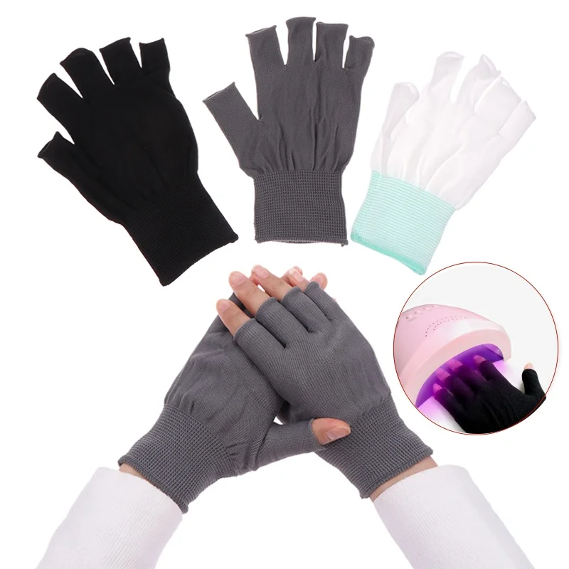 Nail Art Glove UV Protection Glove Anti UV Radiation Protection Gloves Protecter For Nail Art Gel UV LED Lamp Too