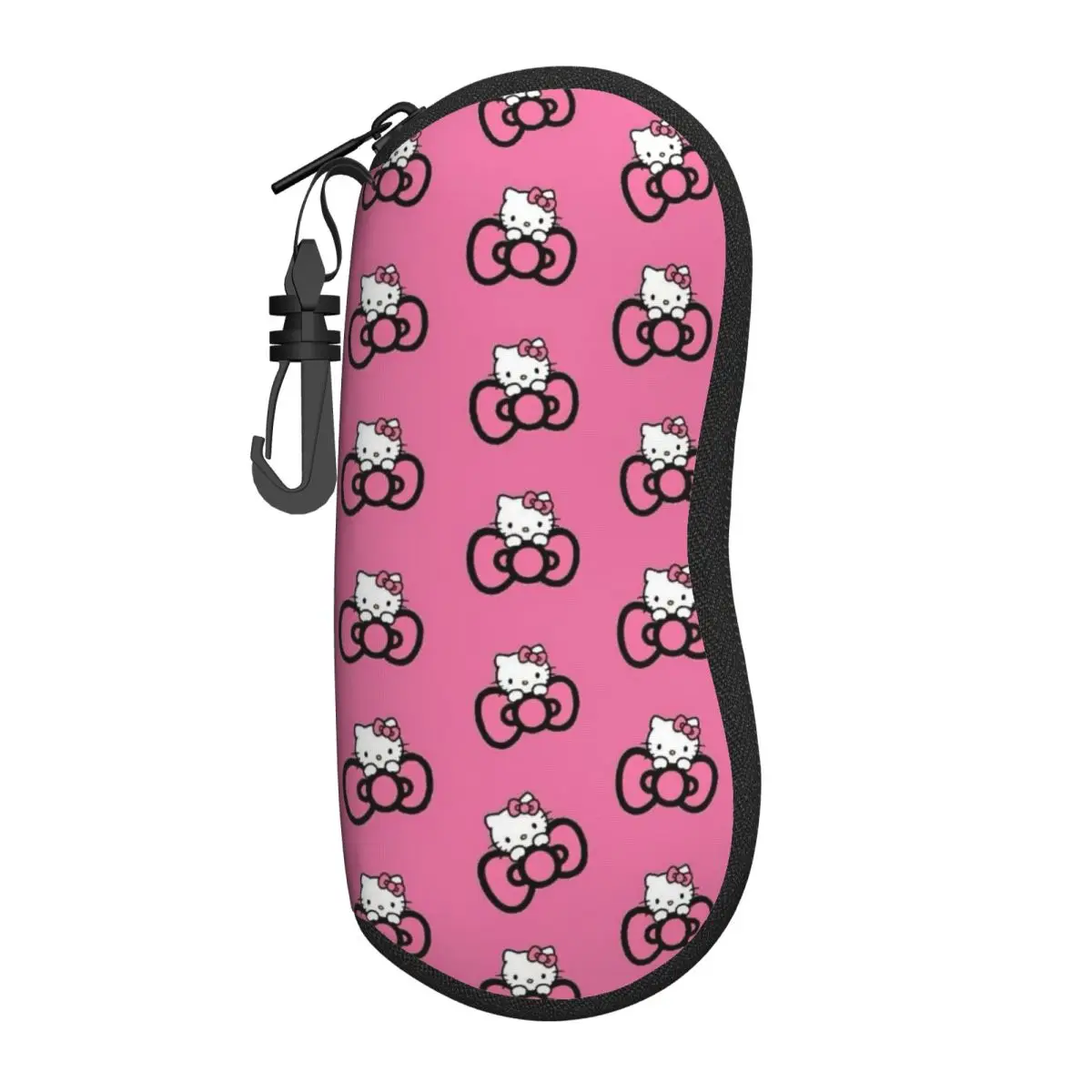 

Пользовательский чехол для очков с рисунком Hello Kitty, модный чехол для очков унисекс, защитная коробка для солнцезащитных очков