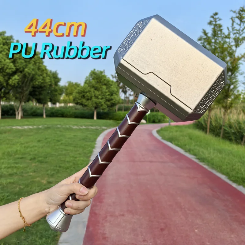 1:1 Cosplay superheroes Hammer Toys Custome accessory stage property PU Kids boy Gift 44cm