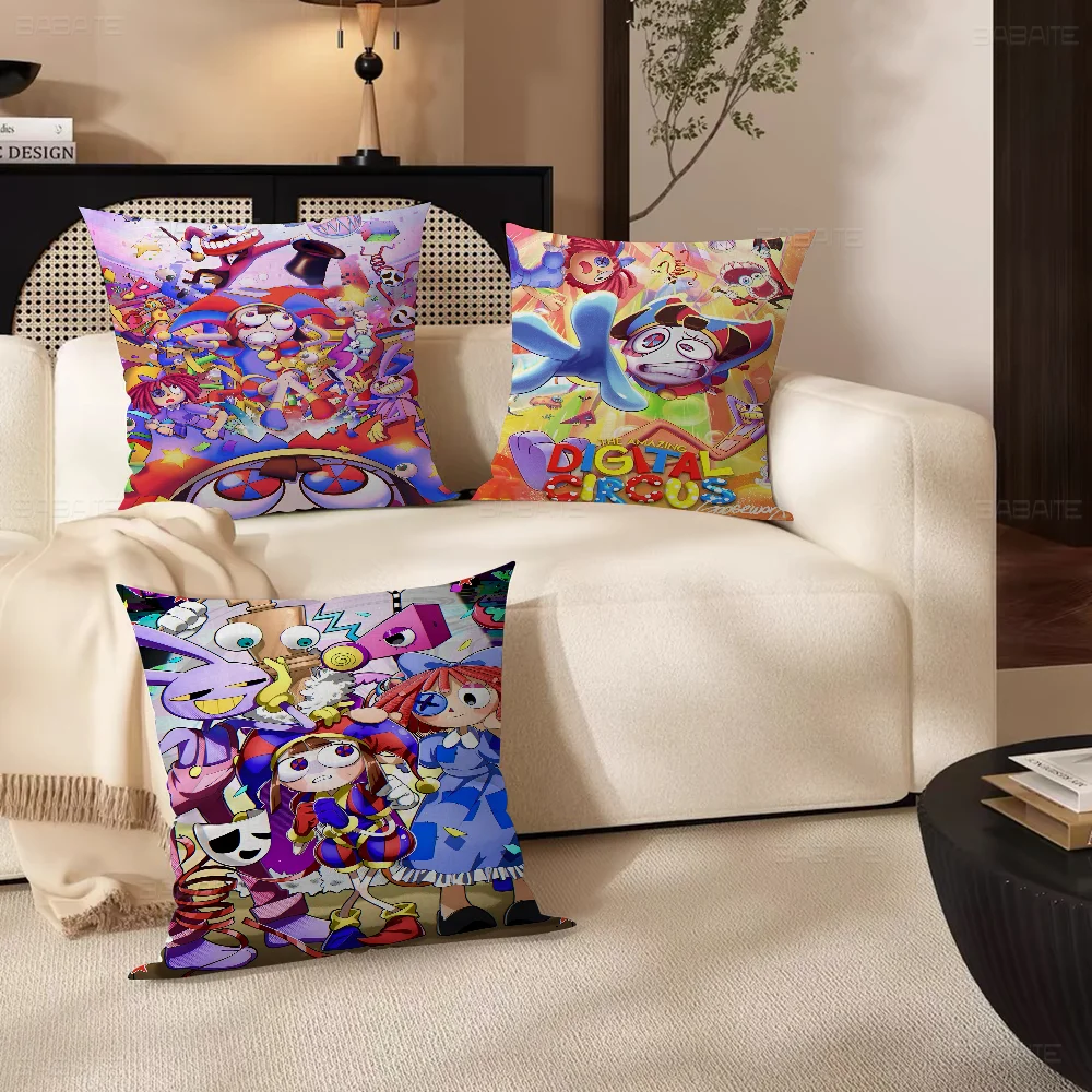 Cartoon The Amazing Digital C-Circus Cushion Cover 30x50 Polyester Sofa Cushions Throw Pillows Home Decoration Pillowcover