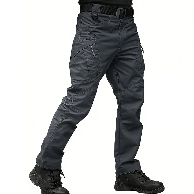 

Mens Spring Autumn Running Climbing Trekking Sharkskin Elastic Hiking City Cargo Pants Hunting Camping Tatical Military Trousers