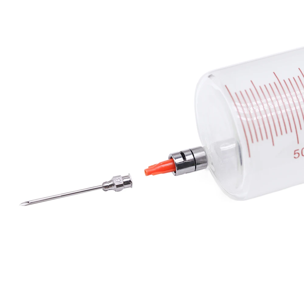 Glass Syringes Glass Enema Sausage Device Large Caliber Glass Sample Extractor Injector 150ml/200ml/300ml/500ml