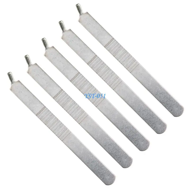 E15A 5Pcs Professional Steel Prying Tool Ergonomic Grip For Solder Pastes Application