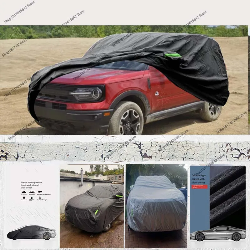 

Защитный полный для Ford Bronco Sport, уличный полный автомобильный чехол, всепогодный солнцезащитный козырек от дождя и снега, пылезащитный козырек