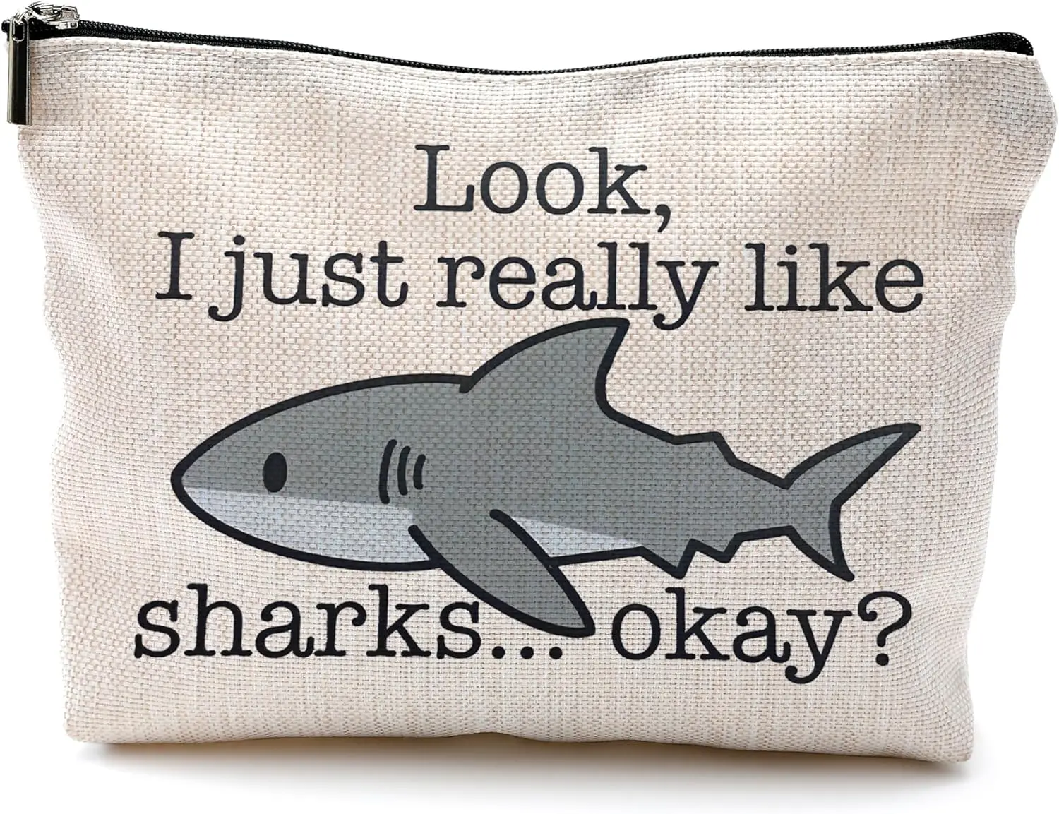 

Shark Makeup Bag Cosmetic Bags With Zipper Gifts for Shark Lovers fashion multi functional bag for women foldable bags