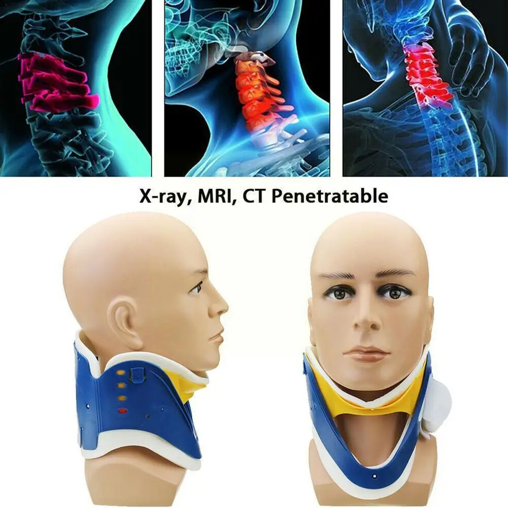 4 In 1 Neck Brace Neck Correction Neck Collar Cervical Therapy Adjustable Body Traction Brace Protection Stretcher Support