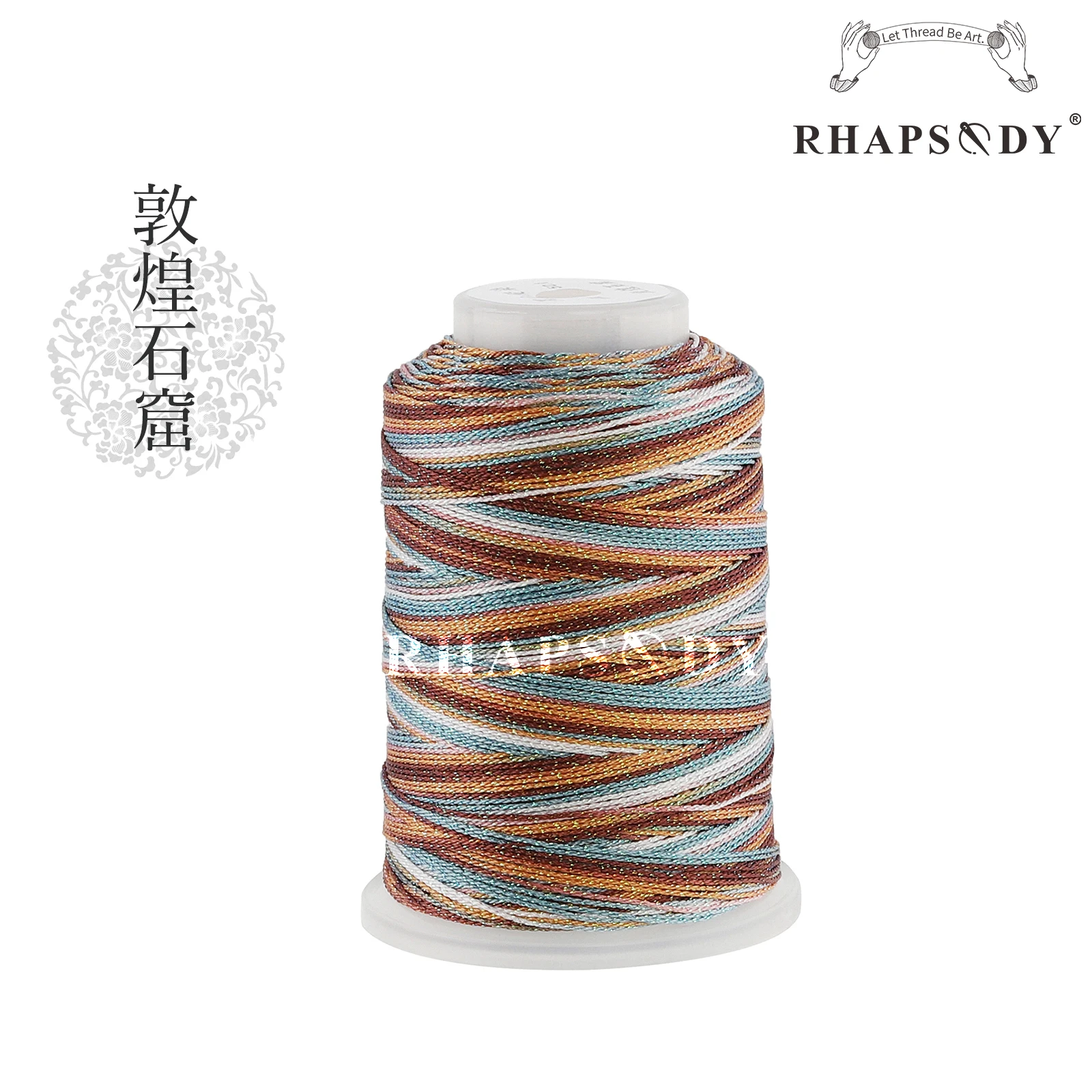 Rhapsody Glitzer-Metallic-Polyesterfaden, 6 Fäden, 29, gemischte Farben, zum Nähen, für DIY-Projekte, zum Weben, für Freundschaftsbänder und zum Zopfen. – Detail 31