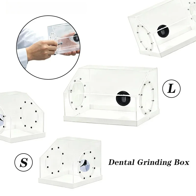 1 Pcs Dental Grinding Polishing Box New Quality Lapping Protector Dentistry Equipment Dentist Lab Supplies Tools 3 Models