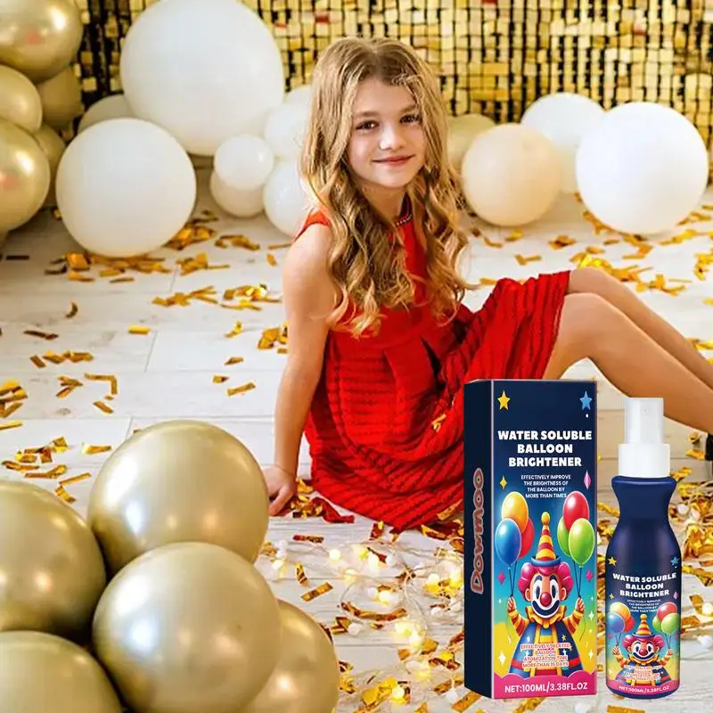 Spray For Balloons Shiny Spray Instant Gloss Long-Lasting Balloon Decor Gloss Spray Quick Drying Polish Restorer For Birthdays