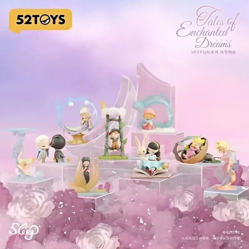 52 juguetes, caja ciega de la serie Sleep Tale Of Enchanted Dreams, juguete coleccionable Kawaii para niñas, regalo de cumpleaños, nuevos regalos de gran oferta