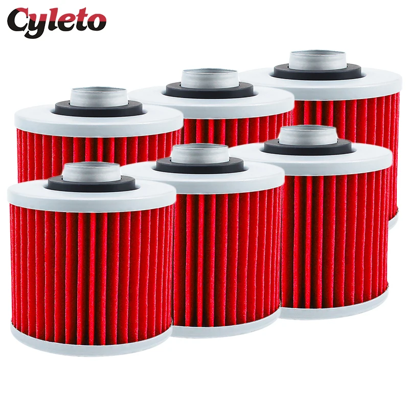 2/4/6 Pcs Motorcycle Oil Filter for Yamaha Dragstar XVS125 XVS250 XVS400 V-Star XVS 125 250 400 XVS650 XVS 650 XVS1100 XVS 1100