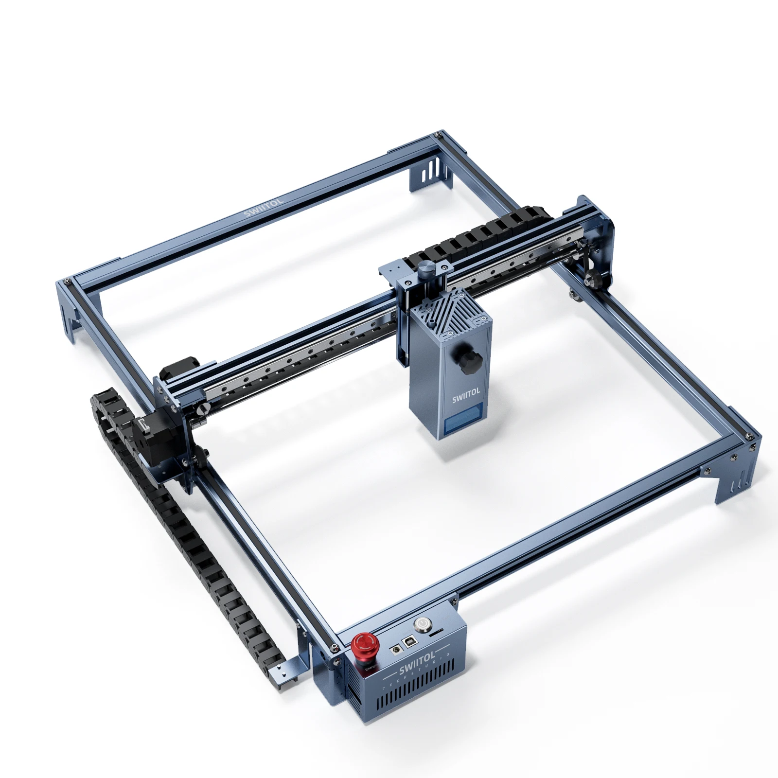 

Лазерный гравер Swiitol C18 Pro 18 Вт с высокой скоростью 0,01 мм, высокоточный лазерный гравировальный станок для резки 15 мм, липы/18 мм