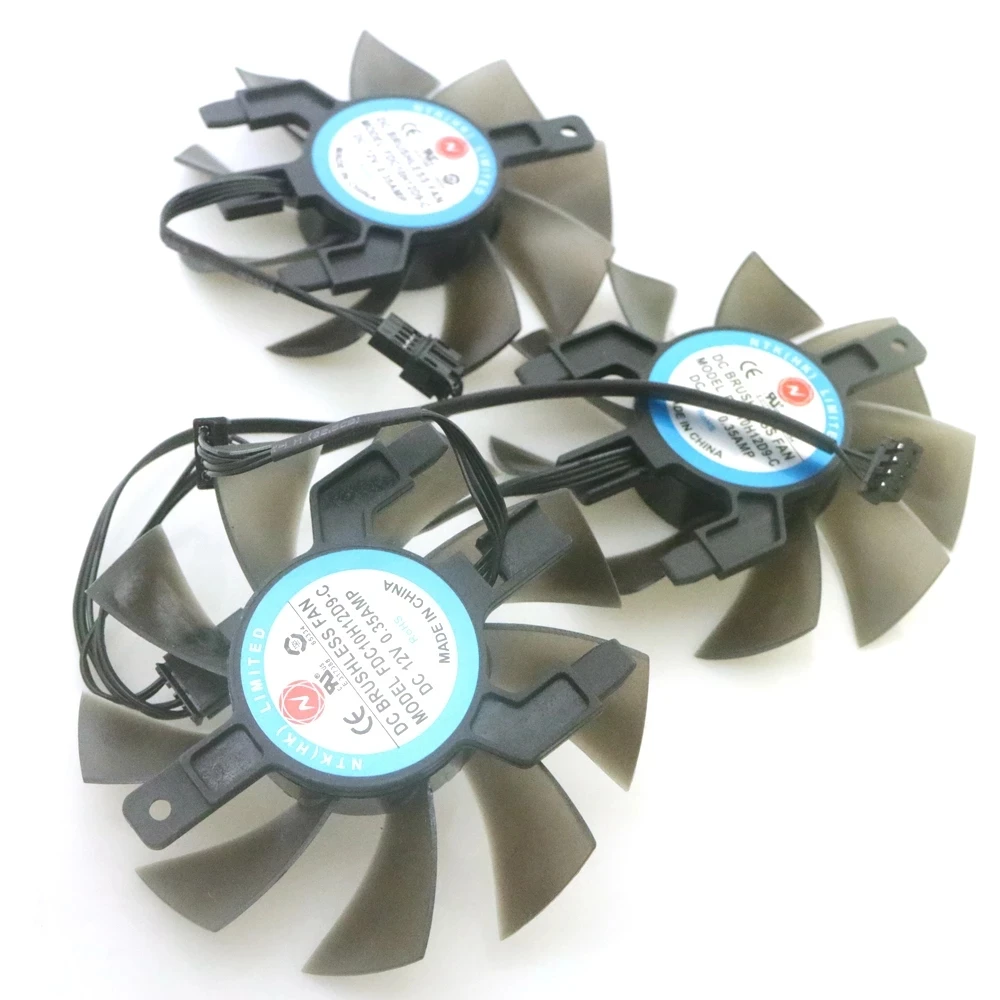 

FDC10H12D9-C DC12V 0.35AMP 75mm VGA Fan 4Pin For Sapphire RX5600XT 6GB PULSE PRO OC Graphics Card Cooling Fan