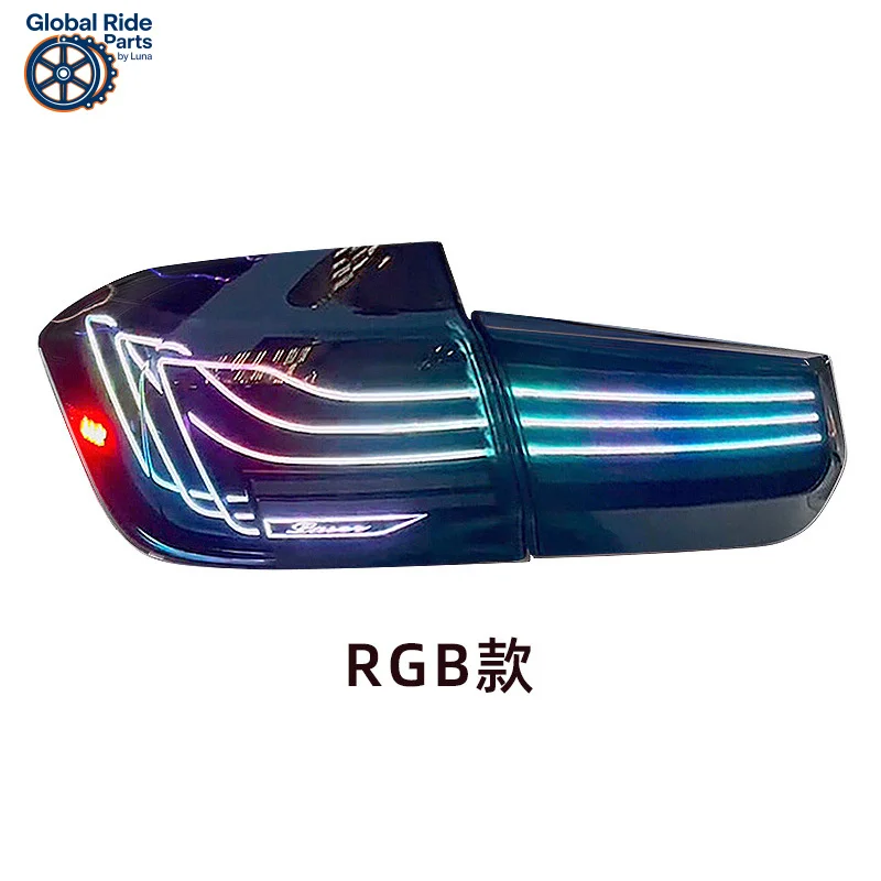 

Подходит для 13-18 BMW серии 3, хвостовой сборки F30 F35, модифицированный плавающий фонарь дальнего света CSL, плавный указатель поворота