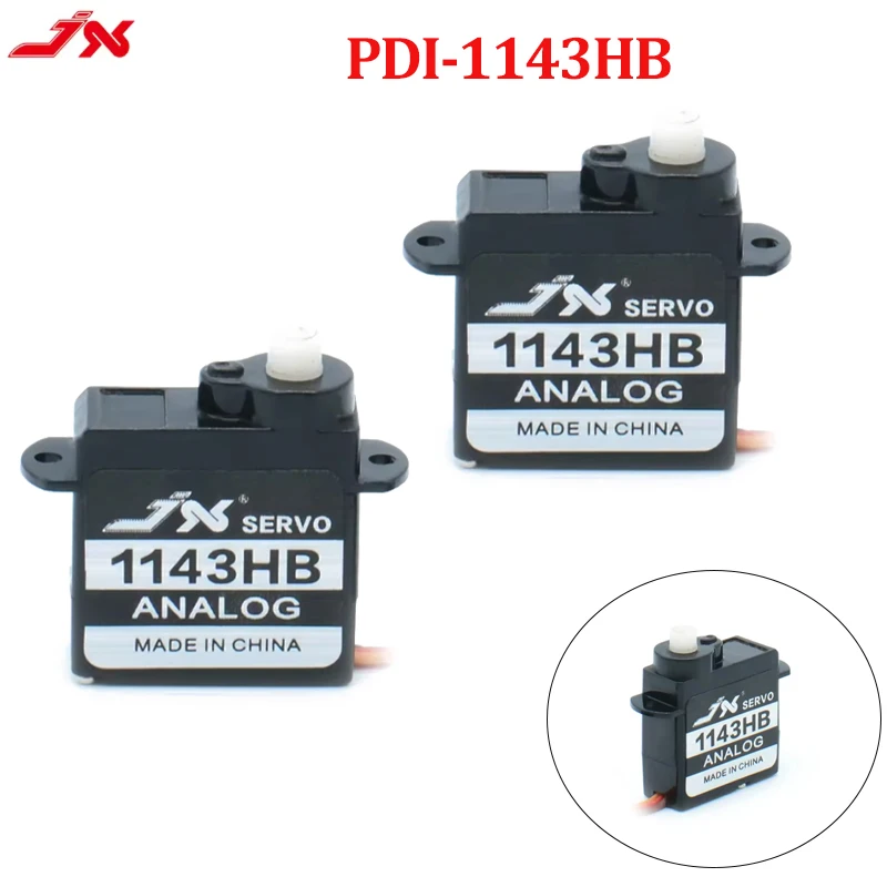

JX Micro Servo PDI-1143HB Мини-цифровой сервопривод с крутящим моментом 0,55 кг и пластиковыми шестернями 3,7 г для радиоуправляемых вертолетов с неподвижным крылом