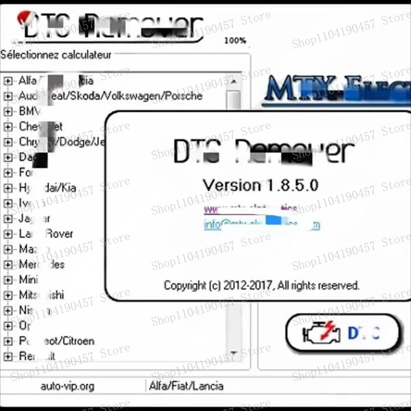 DTC Remover 2024 - Advanced Software for KESS, KTAG, FGTECH OBD2 and More with Keygen and ECU Tuning Features
