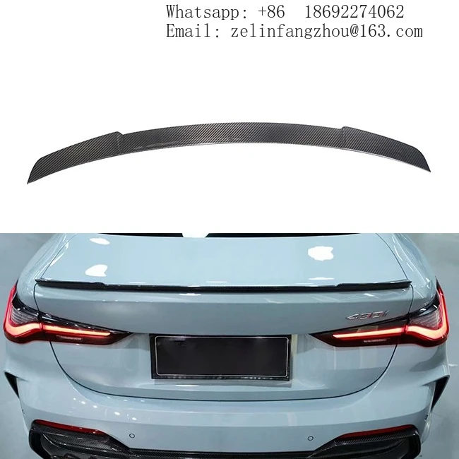 

TK-Style 3K Twill All-Dry Carbon Fiber Rear Spoiler Universal Rear Spoilers For BMW 4 Series 430i 440i G22
