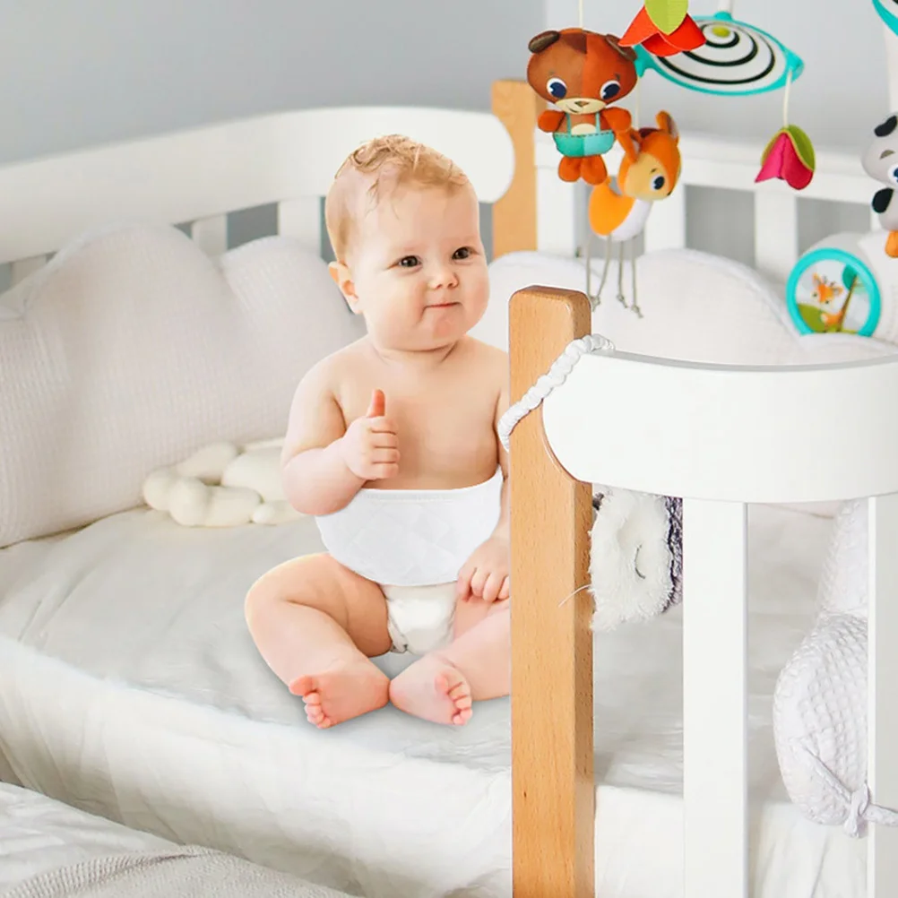 

6 шт., пояс для пупка для новорожденных, хлопковый детский пояс для пупка, защита для пупка, прочный пояс для пупка для новорожденных