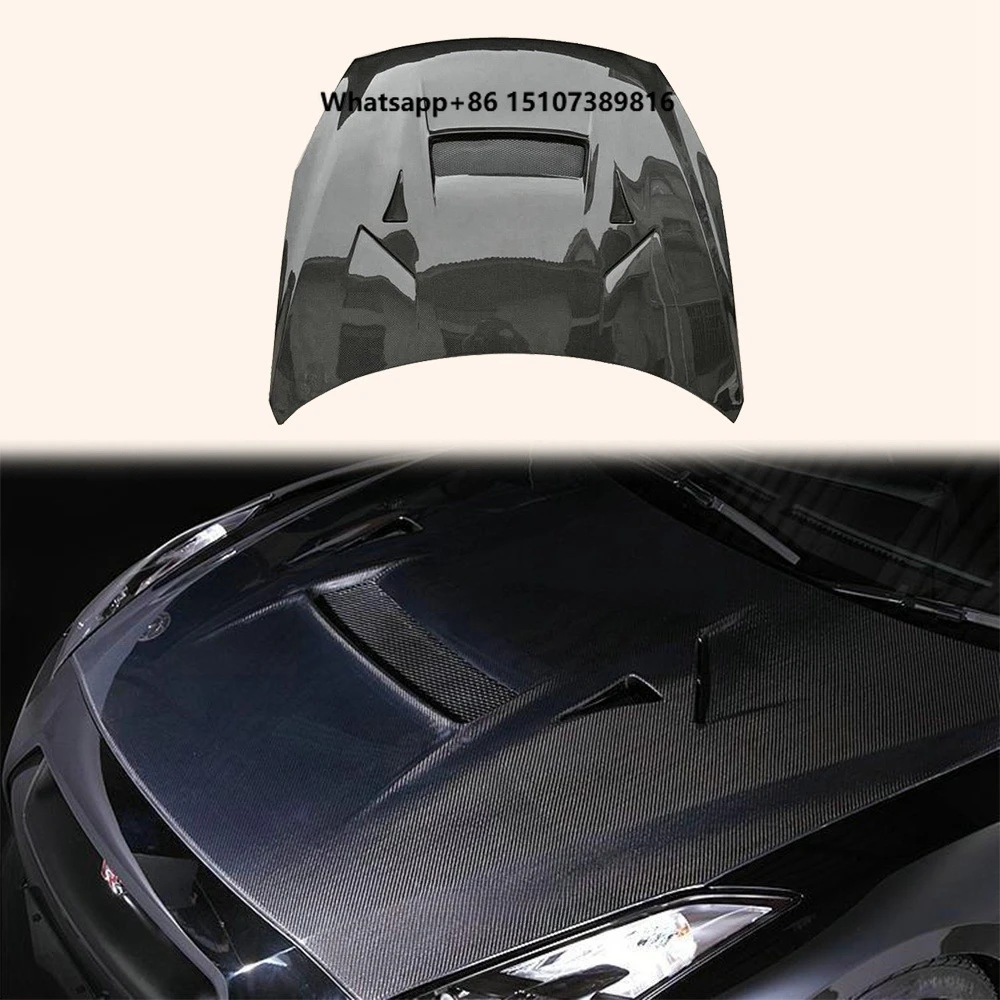 For 2007-2016 GTR R35 CBA DBA RAVS Style Front Hood Bonnet Body Kits