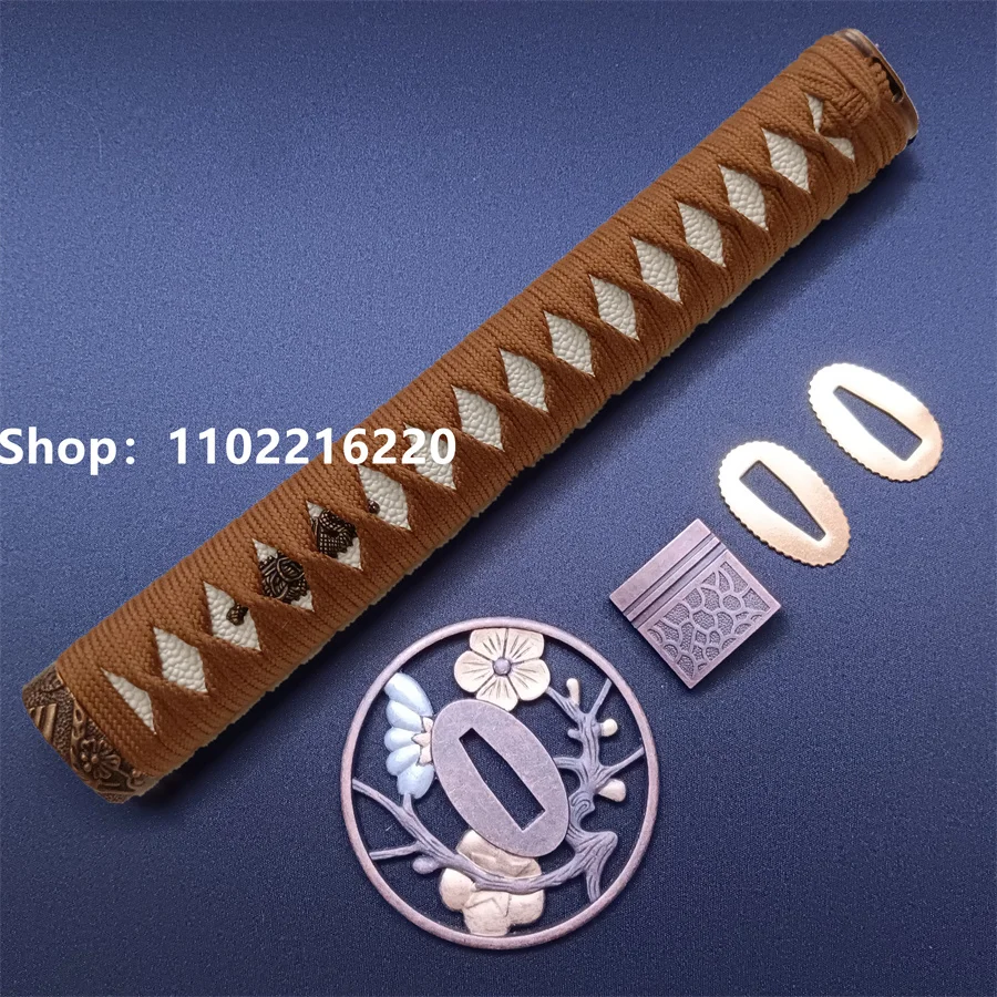 

Wondful Tsuka Handle Alloy Handguard Guard Tsuba Fuchi Kashira Menuki Seppa Habaki For Japanese Katana Samurai Sword Parts