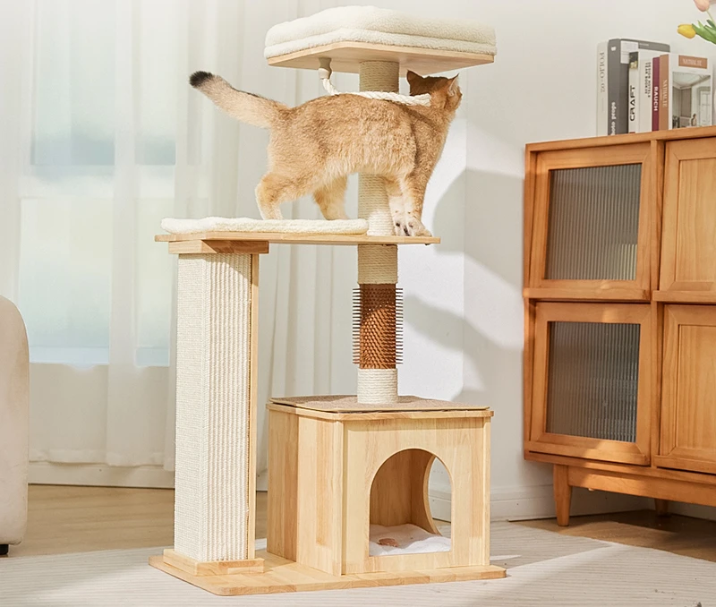 scratching board house Kitten climbing column Household cat climbing frame supplies