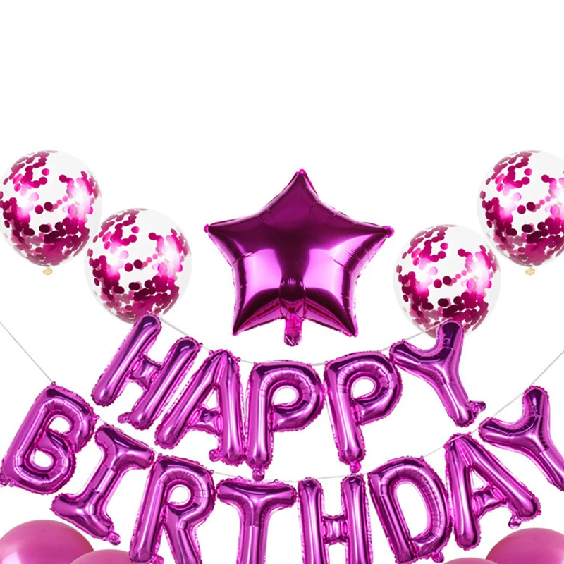 مجموعتان من بالونات عيد الميلاد السعيدة على شكل نجمة من رقائق معدنية لتزيين حفلات أعياد الميلاد