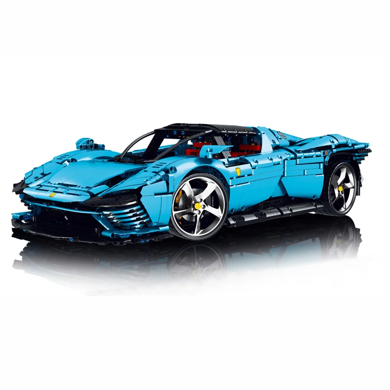 IN STOCK 3778pcs Compatible Daytona SP3 Sports Car Building Blocks Model Fit 42143 MOC Technical Bricks Children's Toys Gift Set