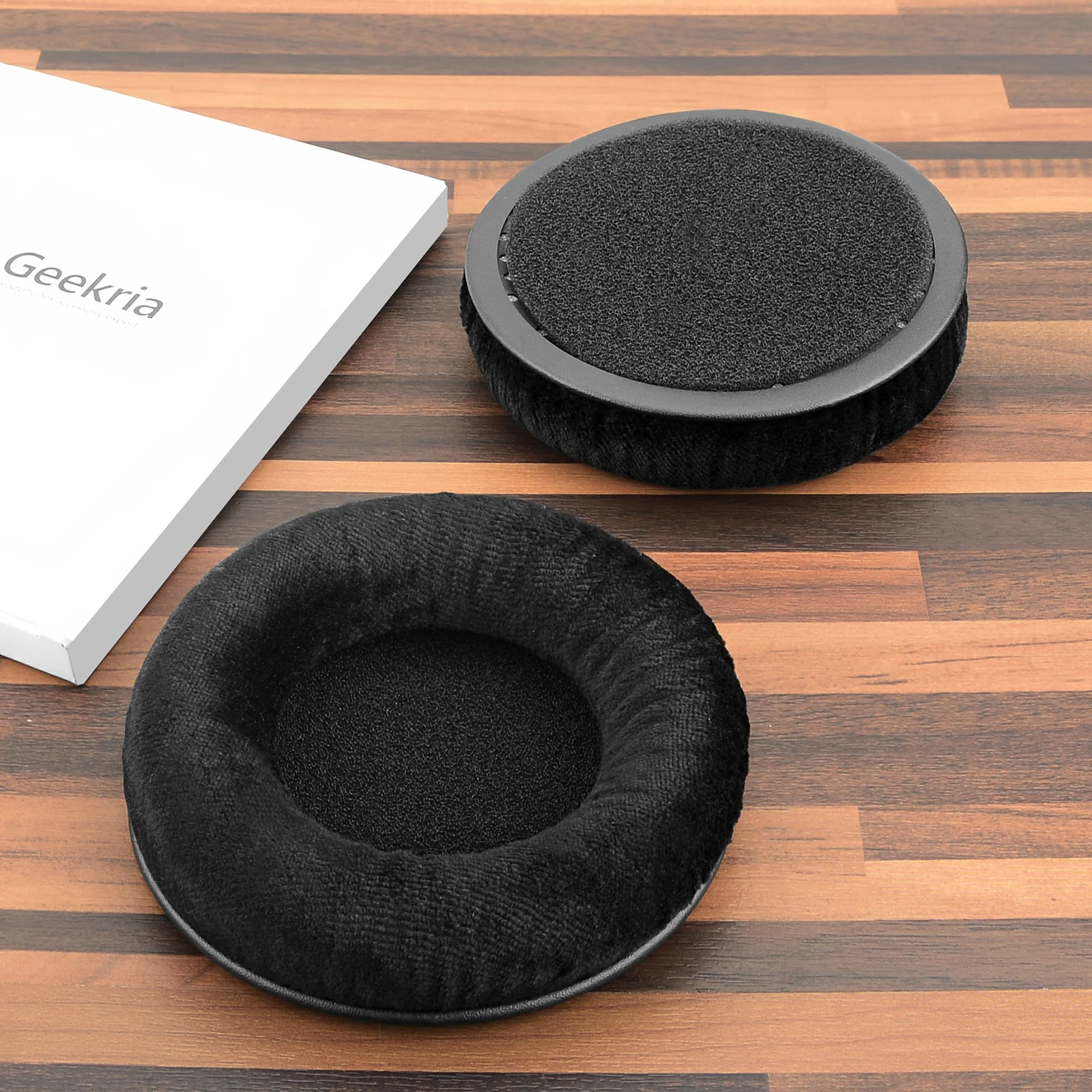 Imagem -05 - Geekria-espuma Earpads para Beyerdynamic Substituição Auscultadores Conforto Veludo Ear Pads Earmuff Cover Dt440 Dt770 Dt790