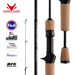 PURELURE TITANIUM-T XUL BFS Rod 0.5-6g Bait Weight 5FT 6FT Perch Trout Bass Spinning Casting FUJI Guide Bracket F MF Action