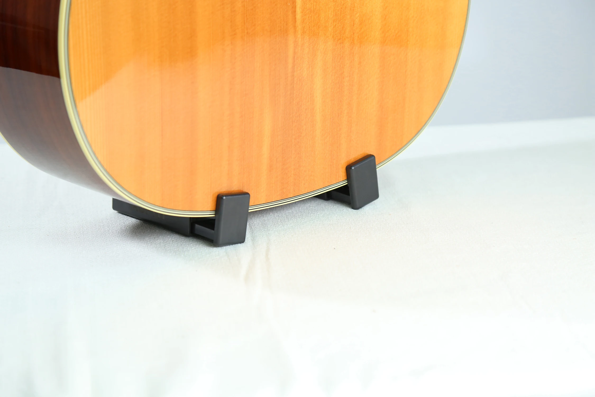 Gitarrenständer, ultrakleiner Akustikgitarrenständer, tragbares Klemmdesign, verstellbar von 9 cm bis 12 cm, aufrecht stehend – Detail 11