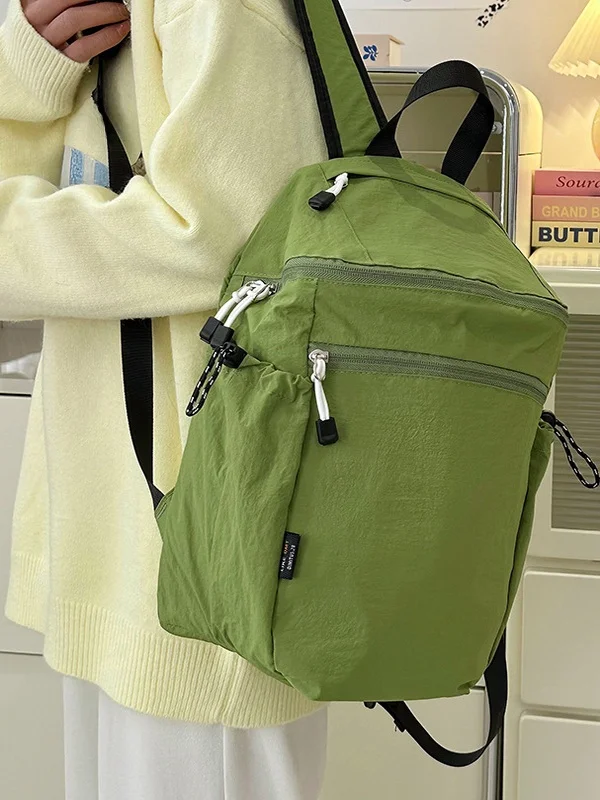 

Lightweight Leisure Forest System Double Shoulder Bag Multi-Functional Backpack for College Students Book Bag